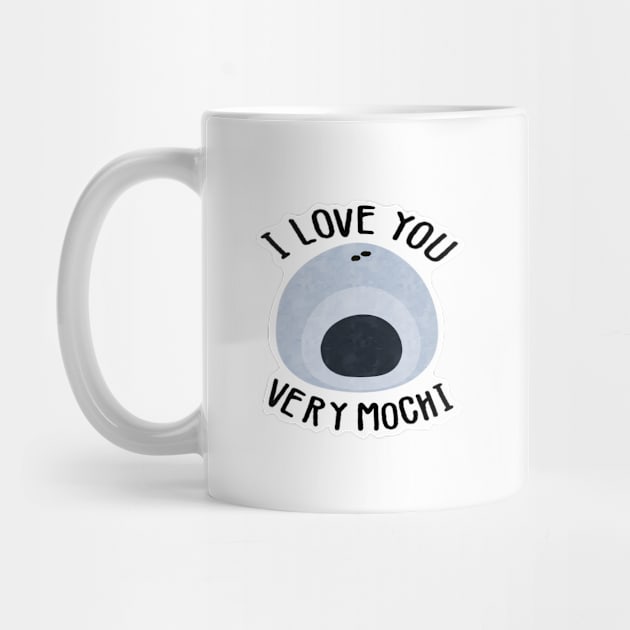 I love you very mochi (Blue) by CieloMarie